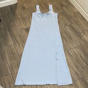 Almost Famous Blue Sleeveless Maxi Sundress. Size XL